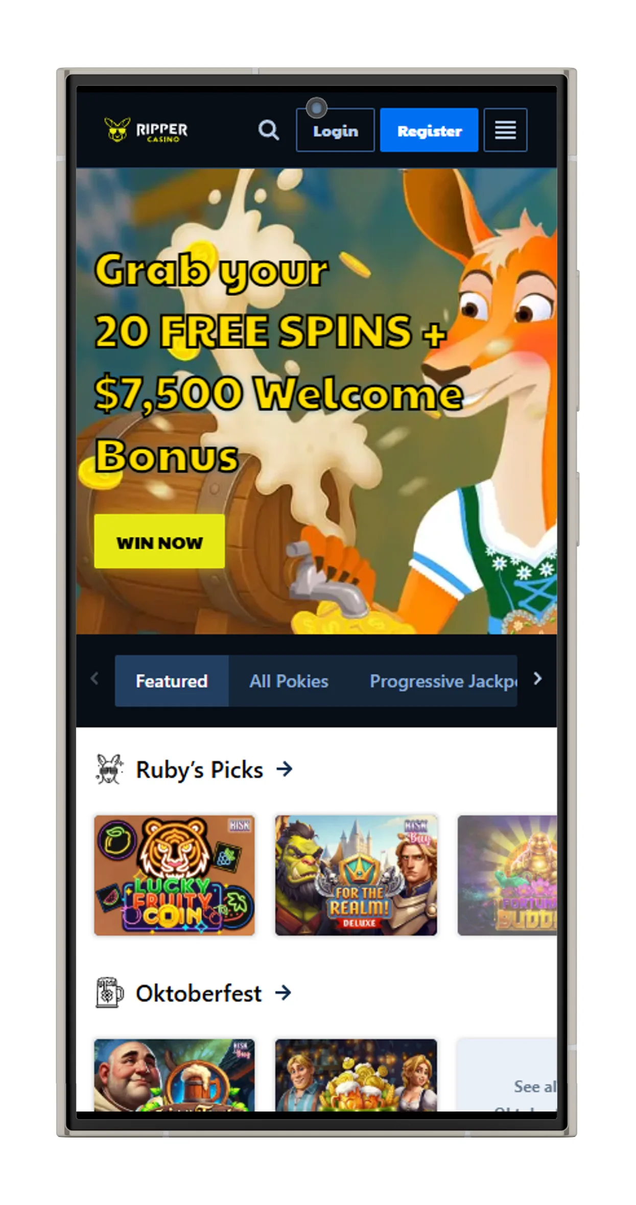 Ripper Casino App for Android (APK)